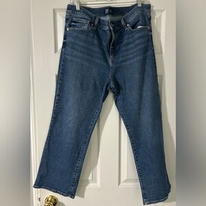 GAP Factory Kick fit cropped flare Jean. Size 33R (16)